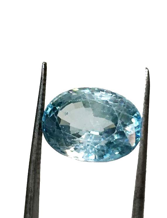 11.25 ratti (9.99 ct) Natural Blue Zircon